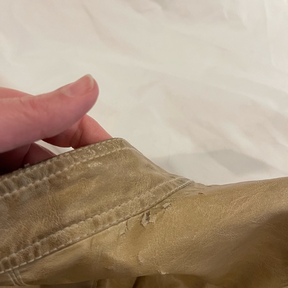 Pleather Jacket, fitted, small - Picture 2 of 5